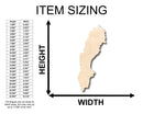 Unfinished Wood Sweden Country Shape - Craft - up to 46" DIY