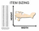 Unfinished Wood Toy Plane Silhouette - Craft- up to 46" DIY