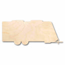 Unfinished Wood Travel Trailer Camper Silhouette - Craft- up to 46" DIY