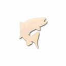 Unfinished Wood Trout Salmon Fish Silhouette - Craft- up to 46" DIY