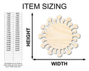 Unfinished Wood Virus Shape | Germ Craft Cutout | up to 46" DIY