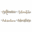 Adventure Sign Unfinished Wood Cutout Home Decor DIY