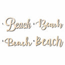 Beach Sign Unfinished Wood Cutout Home Decor DIY