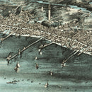 Vintage Map of Provincetown, Massachusetts 1910