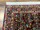 Karastan Rug 5.9 x 9 Red Sarouk Rug