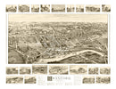 Vintage Map of Branford, Connecticut 1905