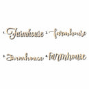 Farmhouse Sign Unfinished Wood Cutout Home Decor DIY