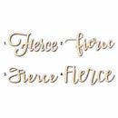 Fierce Sign Unfinished Wood Cutout Home Decor DIY