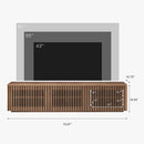 Mid Century Modern TV Stand Solid Wood Console 65 Inch TV