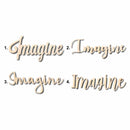 Imagine Sign Unfinished Wood Cutout Home Decor DIY
