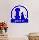 Dog and Cat Name Sign