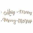 Merry Sign Unfinished Wood Cutout Home Decor DIY