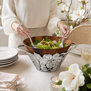 Magnolia Wood Tall Salad Bowl