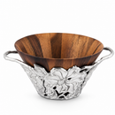 Magnolia Wood Tall Salad Bowl