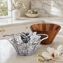 Magnolia Wood Tall Salad Bowl