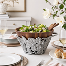 Magnolia Wood Tall Salad Bowl