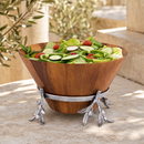 Olive Wood Salad Bowl