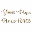 Peace Sign Unfinished Wood Cutout Home Decor DIY