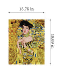 Gobelin canvas for halfstitch without yarn after Gustav Klimt - Adele Bloch Bauer 2194M