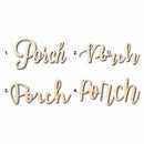 Porch Sign Unfinished Wood Cutout Home Decor DIY