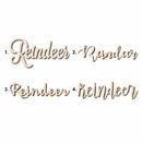 Reindeer Sign Unfinished Wood Cutout Home Decor DIY