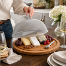 Fleur de Lis 3 Piece Picnic Cheese Board /Spreader
