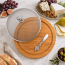 Grape 3 Piece Picnic Cheese Board / Spreader