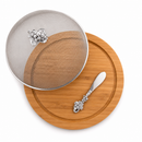 Grape 3 Piece Picnic Cheese Board / Spreader