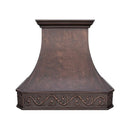 Akicon Custom Copper Range Hood Handmade with Custom Size and Finish