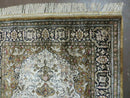 3' X 5' Fine Handmade Chinese Silk Rug Deer Birds Hand Knotted One Of A Kind