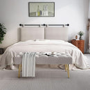 Adjustable Wall Mounted King Size Headboard with Tufting