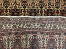 Antique Persian Afshar Rug 5x7, Wool Hand Knotted Oriental Carpet 5 x 7 ft, Repeated Motif Allover, Cream and Maroon, Tribal Rug, Medium Sized Rug,  Zil-i-Sultan Design