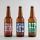 21st Birthday Beer Label Set