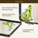Matte Black Bathroom Vanity Mirror 24x32 Wall Mounted
