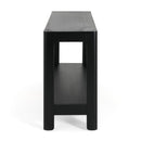 Mirod Modern Farmhouse Console Table,Elegant Minimalist Design with Premium Wood Veneer and Rounded Corners