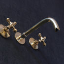Handcrafted Wall Mounted Faucet, Snake Style