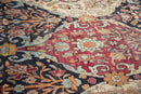 8.5x12 Unusual Antique Lavar Kerman Carpet