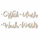 Wash Sign Unfinished Wood Cutout Home Decor DIY