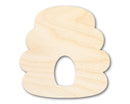 Unfinished Wood Beehive Shape - Craft - up to 46"