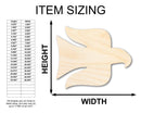 Unfinished Wood Eagle Totem Shape - Craft - up to 46"