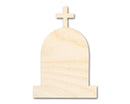 Unfinished Wood Cross Tombstone Shape - Craft - up to 46"