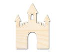 Unfinished Wood Castle Shape - Craft - up to 46"
