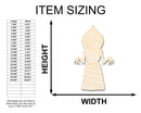 Unfinished Wood Flatwoods Monster Shape - Craft - up to 46"
