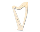 Unfinished Wood Harp with Holes Shape - Craft - up to 46"