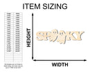 Unfinished Wood Spooky Shape - Craft - up to 46"