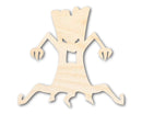 Unfinished Wood Scary Tree Shape - Craft - up to 46"