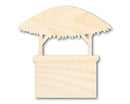 Unfinished Wood Tiki Bar Shape - Craft - up to 46"