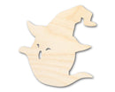 Unfinished Wood Witch Ghost Shape - Craft - up to 46"