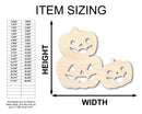 Unfinished Wood Pumpkin Stack Shape - Craft - up to 46"
