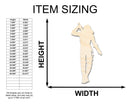 Unfinished Wood Swordsman Shape - Craft - up to 46"